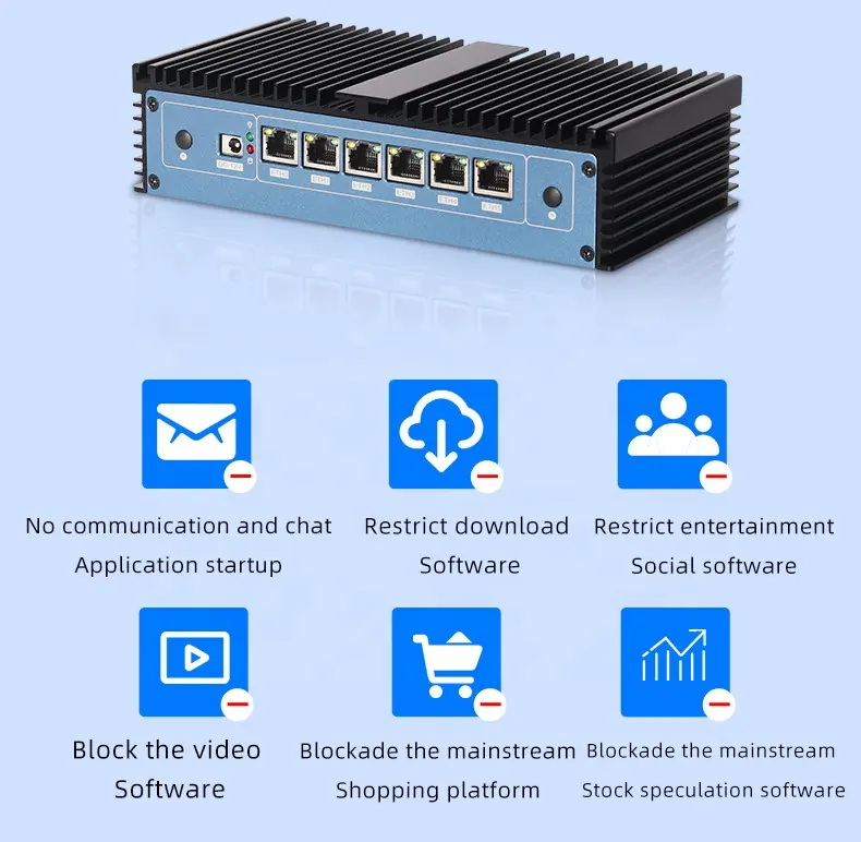 Intel Core i3 i5 i7 6 LAN minipc RAM ddr4 Office Public Firewall Pfsense Router Personal mini pc Computer con Win 11 Linux