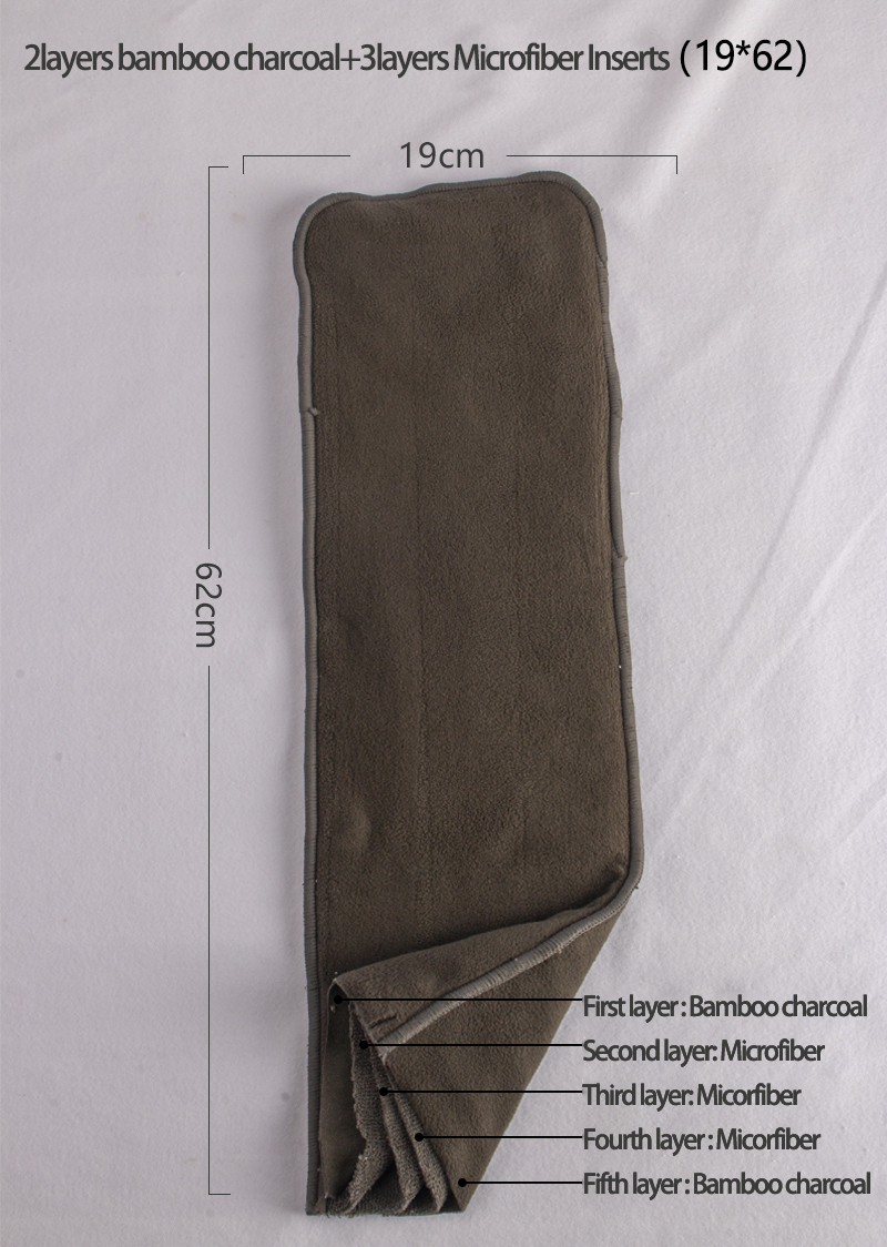 5 couches Bmaboo charcoal19 * 62)