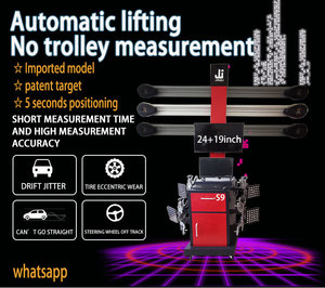 Máquina de alineación de ruedas 3D aprobada por la CE a la venta Combo Un juego completo de 4 elevadores de coche de poste el elevador de coche de rueda delantera - Product Image 2