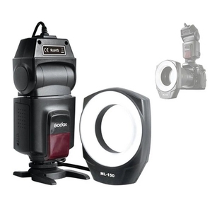 Flaş için ML-150 makro Ring flaş işık Speedlite DSLR kameralar - Product Image 3