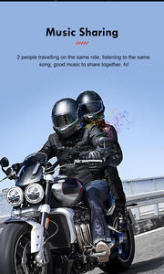 Auriculares profesionales para casco de motocicleta IP67, auriculares inalámbricos a prueba de agua, sistema de intercomunicación para comunicación de conducción - Product Image 5
