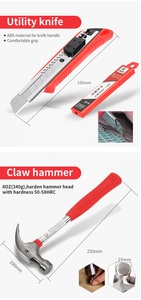 OK-tools 29件工具组，带有红色和黑色工具，方便存放，最常见的工具 - Product Image 3