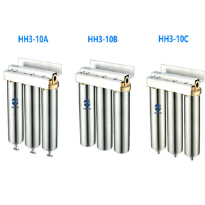 Toàn bộ ngôi nhà 3 giai đoạn lớn màu xanh 4.5 "20 inch SUS Máy lọc nước hệ thống lọc nước - Product Image 3