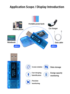 Tester 3.0 OLED USB per voltaggio a quattro posizioni e misuratore di corrente per alimentazione portatile - Product Image 4