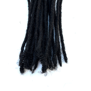 Fummi Locs brezilyalı insan saçı postiş açık kahverengi dantel yumuşak duygu dalga Afro kıvırmak sapıkça kıvırcık stilleri dreadbundles demetleri - Product Image 6
