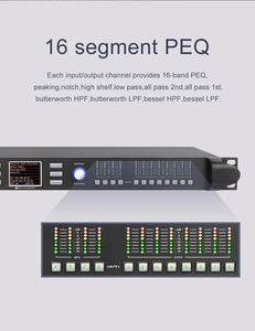Nuoxun Professional Audio 4 <strong>Input</strong> 8 Output 96K DSP FIR Signal Processors Metal Material for PA System - Product Image 5