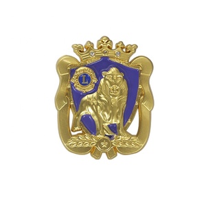 Biểu Tượng Tùy Chỉnh Lớn Dễ Thương Y Tá An Toàn Pin Trâm 3D Vàng Mềm Men Rhinestone Sư Tử Câu Lạc Bộ Quần Áo Lưu Niệm Ve Áo Pin Huy Hiệu Biểu Tượng - Product Image 1
