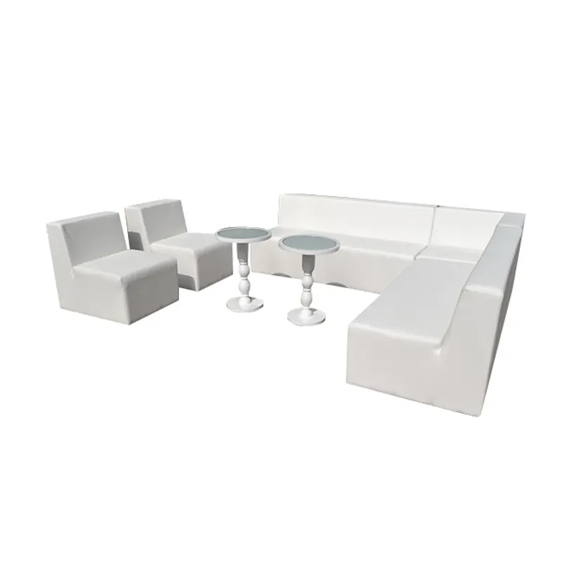 small coffee table and White event sofa Foshan wedding supplier furniture black and white sofa couch set furniture