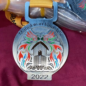 เหรียญกีฬาสลักลายนูนเป็น3D งานฝีมือโลหะชุบทองสำหรับเล่นบาสเก็ตบอลโต๊ะปิงปองการเต้น - Product Image 3