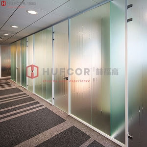 Hufcor, marco de aluminio extraíble, partición fija, pared, edificio de oficinas, Partición de vidrio para escuela y gimnasio, área de trabajo - Product Image 2