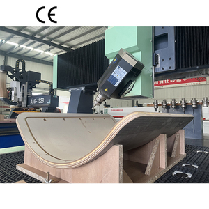 Enrutador CNC de 4 ejes con certificación CE, dispositivo giratorio, cabezal oscilante, multihusillo, máquina herramienta 3D para carpintería, mesa de vacío NC Studio Mach3 - Product Image 2