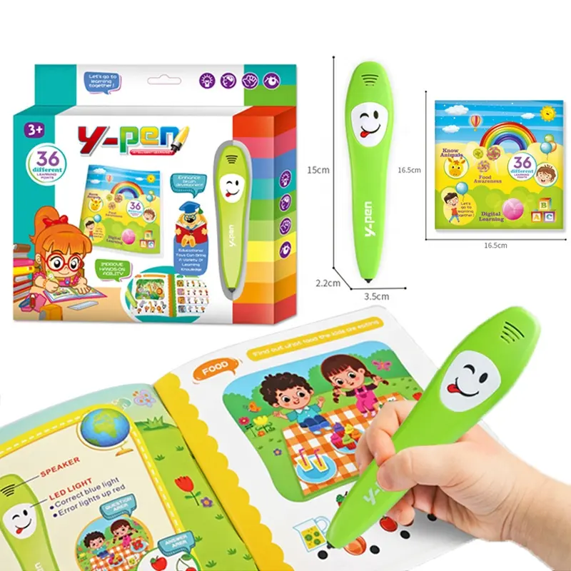 Giocattolo parlante logica inglese giudizio suono lettura y-pen bambini Smart Digital Talking pen Learning Machine for Kids