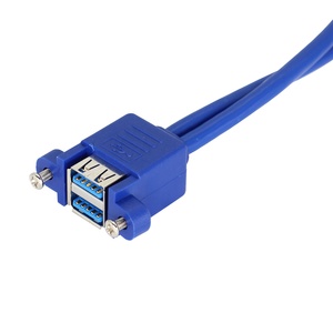 Motherboard Header 20 Pin Cable <strong>IDE</strong> 20PIN to Dual <strong>USB</strong> <strong>3.0</strong> Female Panel Mount Cable Computer <strong>USB</strong> Extension Cable - Product Image 5