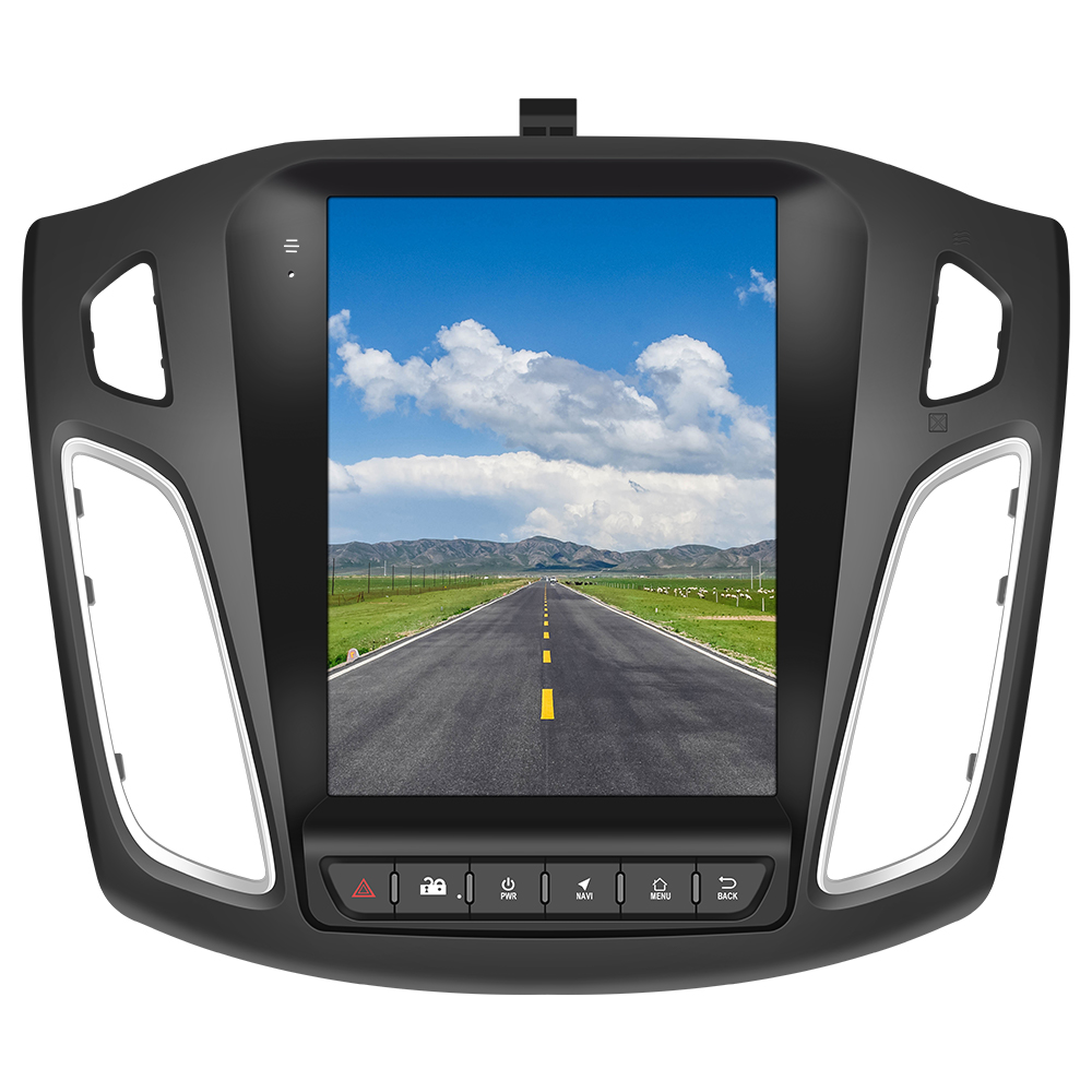 Podofo 9.7 Inch 2DIN Car Panel For FORD Focus 2012-2018 Screen Radio Fascias Panel Frame 2 Din Headuint Car Stereo Frame