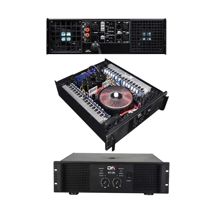 2ch 2 Kanaals 3U 1350W Klasse H Professionele Eindversterkers Sound Mixer Luidsprekers Systeem Geluid Dj Audio Versterker