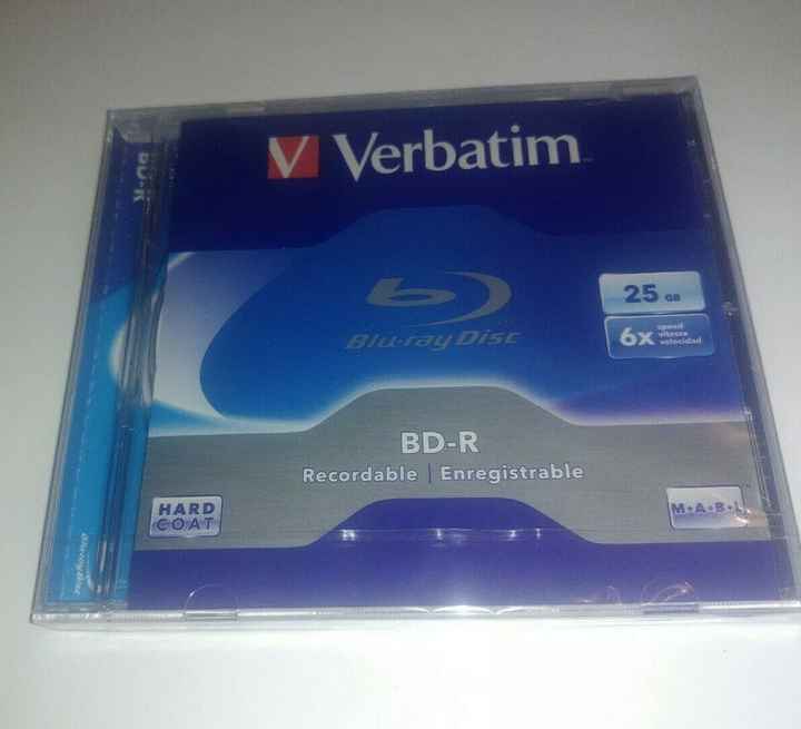 Verbatim BD-R 25GB Blu-ray Disc 6X