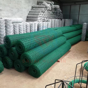Einfach zu installieren der PVC-beschichteter Hühner draht 3 Fuß hoch 100 Fuß Länge Rostschutz Anpassbares sechseckiges Netz für die Hühner zucht - Product Image 6