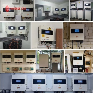 LCDディスプレイ10kwソーラーインバーターオングリッドオフグリッドハイブリッドインバーター50/60hz出力