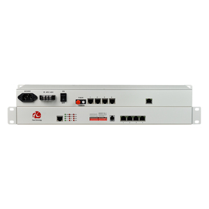 4 <strong>Channel</strong> E1 to Optical Fiber Converter 4E1 PDH Optical <strong>Multiplexer</strong> With <strong>1</strong>+<strong>1</strong> Fiber Backup - Product Image 1