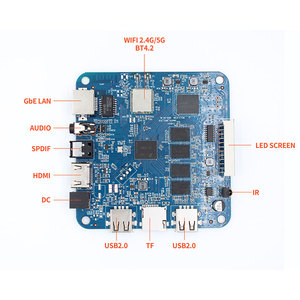 ワンストップエレクトロニクスプロトタイプ4GB/32GB AmlogicS905W2クアッドコアARMTVボックスマザーボードPCBAPCBボード - Product Image 2