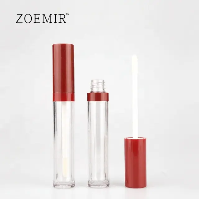 7 ml lippenglanz-tuben mit chinesischem fabrikpreis rot glänzender lippenfarbton lipgloss-anbieter mit individualisierter eigenmarke