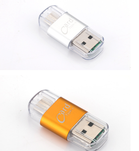 Lettore di schede di memoria TF ad alta velocità adattatore di tipo C a doppio scopo per scheda SD di memoria estesa con spina diretta del telefono cellulare - Product Image 2