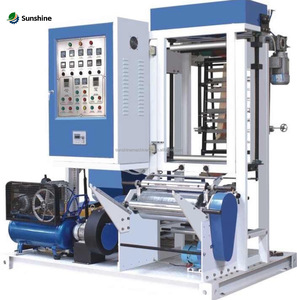 高速塑料袋吹膜机吹膜单层Aba迷你挤出机HDPE LDPE吹塑机 - Product Image 2