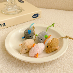ของเล่นแมวเหมียวสุดนุ่มสำหรับลูกแมวสนุกทำจากผ้าฝ้าย PP - Product Image 4