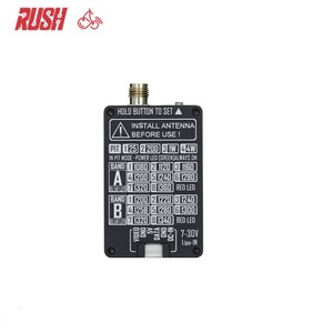 Rushfpv 1.3g 4W เครื่องรับส่งสัญญาณภาพแบบแอนะล็อก V2โมดูลพลาสติก FPV โมเดลเครื่องบินอุปกรณ์อัพเกรดกรอบ - Product Image 5