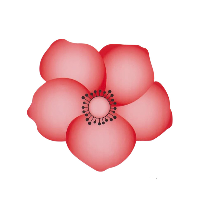 Style de fleur de pêche rose