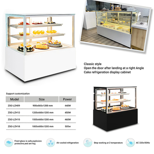 Hai Lớp ủ Kính bánh mì Máy làm lạnh bánh tủ lạnh tủ trưng bày tủ trưng bày cho cửa hàng bánh và bánh - Product Image 2