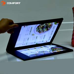 Bảng kỹ thuật số nhà hàng <span class=keywords><strong>Menu</strong></span> da <span class=keywords><strong>menu</strong></span> bao gồm tùy chỉnh kích thước thanh Nhà hàng có thể thay thế thư mục LED <span class=keywords><strong>menu</strong></span> - Product Image 4