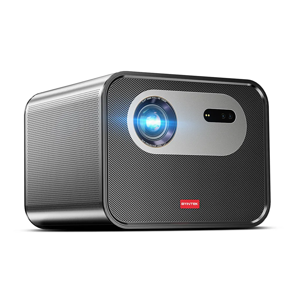 Byintek R90 Android Smart 20000 Lumen Heimgebrauch Tragbarer DLP 3D-Film 4K Full HD Neuer Projektor