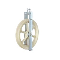 Electric <strong>Single</strong> Wheel Cable String Pulley Power Accessories Rollers and Conductor <strong>Stringing</strong> <strong>Blocks</strong> - Product Image 5
