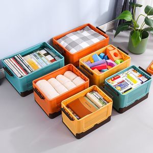 Kapasiteli depolama kapaklı kutu büyük araba Boot ajanda gövde ajanda katlanabilir saklama kutusu gövde ev çeşitli eşyalar organizatör kutusu - Product Image 6