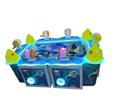 Hotselling Indoor Sports Amusement Park Coin Operated Arcade Lottery Ticket 6 Player Kids Fishing Game Machine For Sale