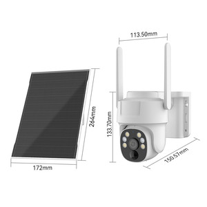 Cantonk CQ-G4 düşük güç tüketimi Pan & Tilt 4G güvenlik kamera AOV teknolojisi 24/7 her zaman Video açık IP65 güneş kameralar - Product Image 6