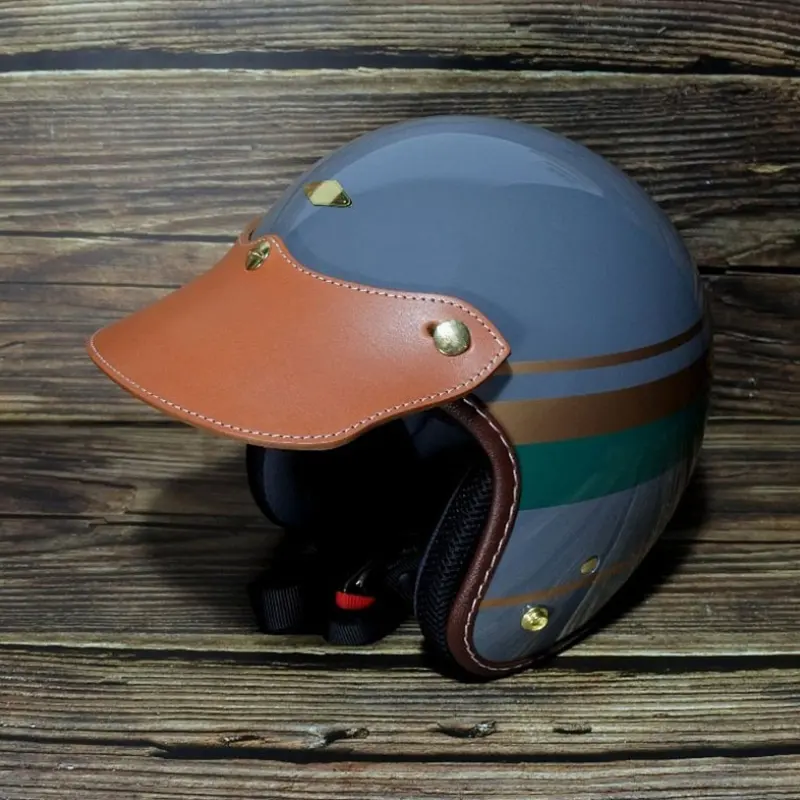 Mũ da bền cho nam giới xe máy Mũ da Phụ Kiện Xe Đạp Mũ bảo hiểm