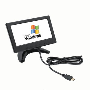 Monitor de vehículo pequeño, Monitor LCD de 7 pulgadas, cámara de seguridad IP 1024*600, Monitor de sistema de vigilancia CCTV BNC VGA - Product Image 3