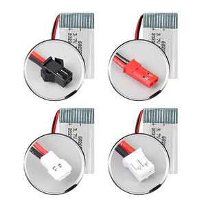 Kích thước nhỏ 3.7V 250mAh 682030 LiPo pin phụ kiện bộ phận 25C mạnh mẽ Lithium Ion gói cho Syma <span class=keywords><strong>x11c</strong></span> MJX x701 RC máy bay - Product Image 5