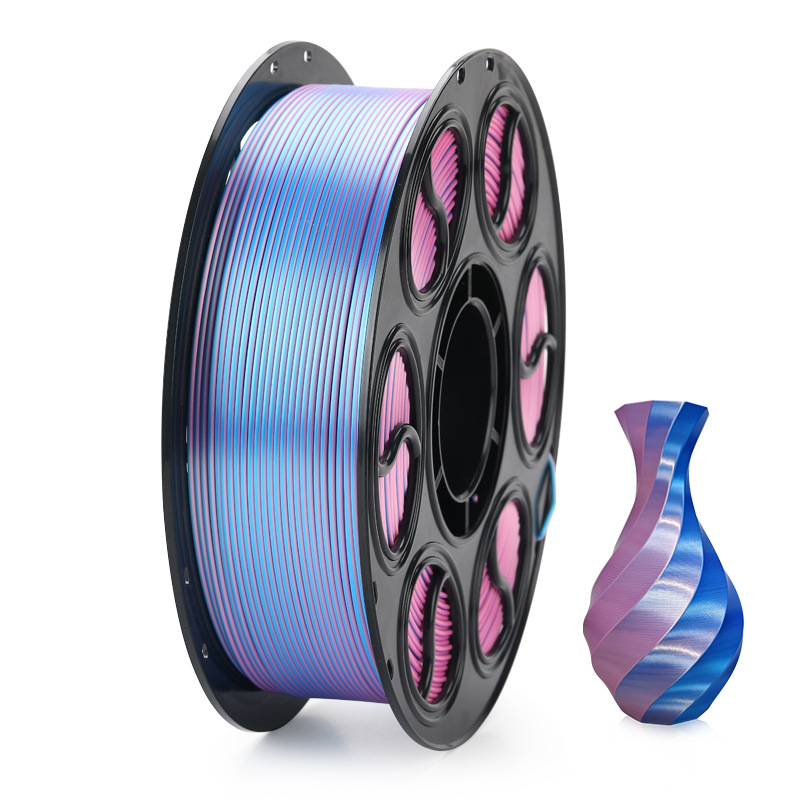 Blue and pink