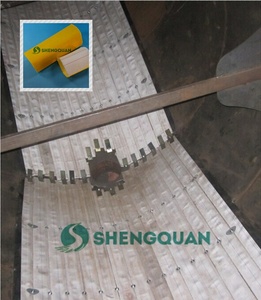 polyester bulk cement <strong>loading</strong> canvas hose used for ship <strong>unloader</strong> flat width 113mm - Product Image 6