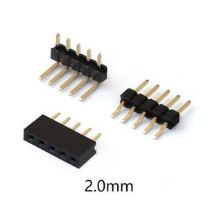 2,54mm 3-poliger gerader Header-Anschluss 1*3P Einreihiger vertikaler Stecker 2,54mm Pin-Header