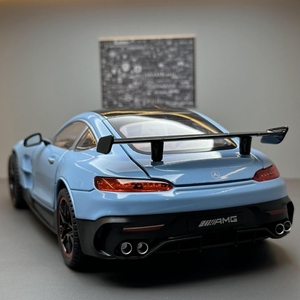 Diecast 1:18 mercede-benz AMG sound alaşım araba modeli ses ve ışık geri çekme kapılar ile açık oyuncak ekran hediye koleksiyonu araba modeli - Product Image 6