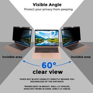 12.5 13.3 14 15.6 17.3 21.5inch màn hình sự riêng tư chống chói tối chống PEEK chống gián điệp bảo vệ màn hình cho máy tính xách tay bảo vệ màn hình - Product Image 2