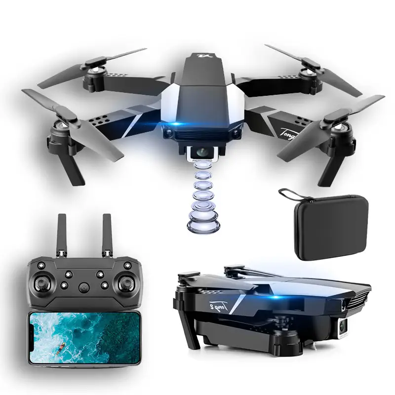 Nuovo Design S62 droni telecomando Aircraft UAV Airport Camera 4k Drone e88 RC Quadcopter Camera