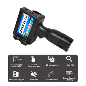 Mehrsprachiger Handdruck-Datums codierer Chargen nummer Tinten strahl drucker Karton Verpackungs box Tinten strahl pistole LOGO Drucker maschine - Product Image 4