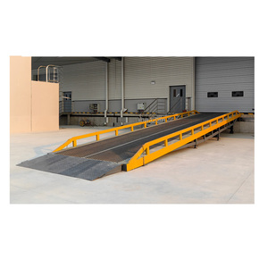 Piattaforma logistica del ponte di scarico di carico del contenitore da 10 tonnellate con componenti del nucleo del motore del telaio della rampa del carrello elevatore da 15 tonnellate - Product Image 2