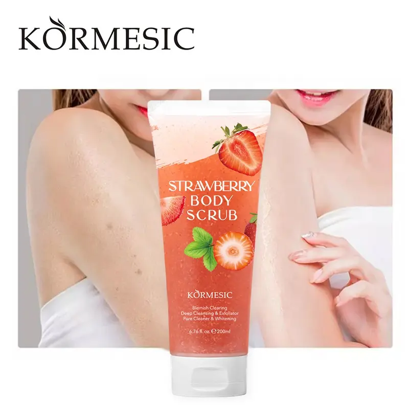 Private Label KORMESIC Gesichts peeling Haut aufhellung Natürliche Gesichtshaut pflege Reinigung Peeling Bleaching Körper peeling