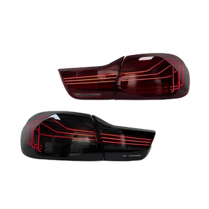 BMW 4 serisi için modifiye CSL LED kuyruk lambası meclisi 12V kırmızı ve şeffaf Lens ABS ile f32f82f36 f36 - Product Image 1